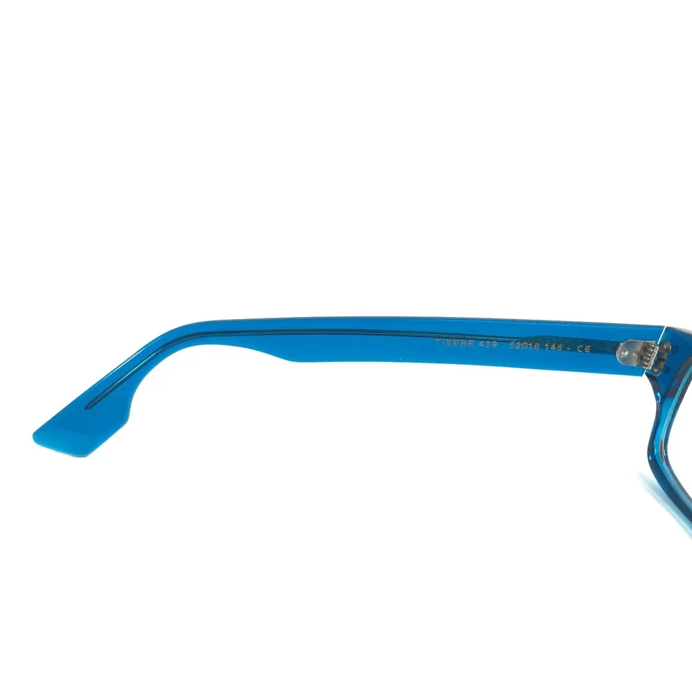 Jean Lafont Eyeglasses Frames TISERE 439 Shiny Blue Rectangle Full Rim 52-16-148